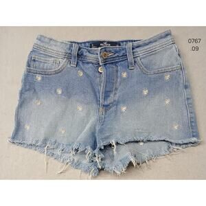 Hollister (26) Women's Ruched Floral Design Cut Off Shorts